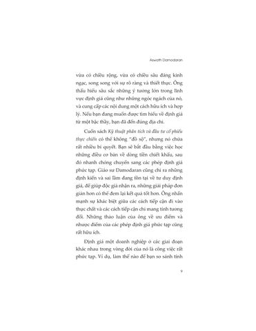  Kỹ Thuật Phân Tích Và Đầu Tư Cổ Phiếu Thực Chiến - Aswath Damodaran 