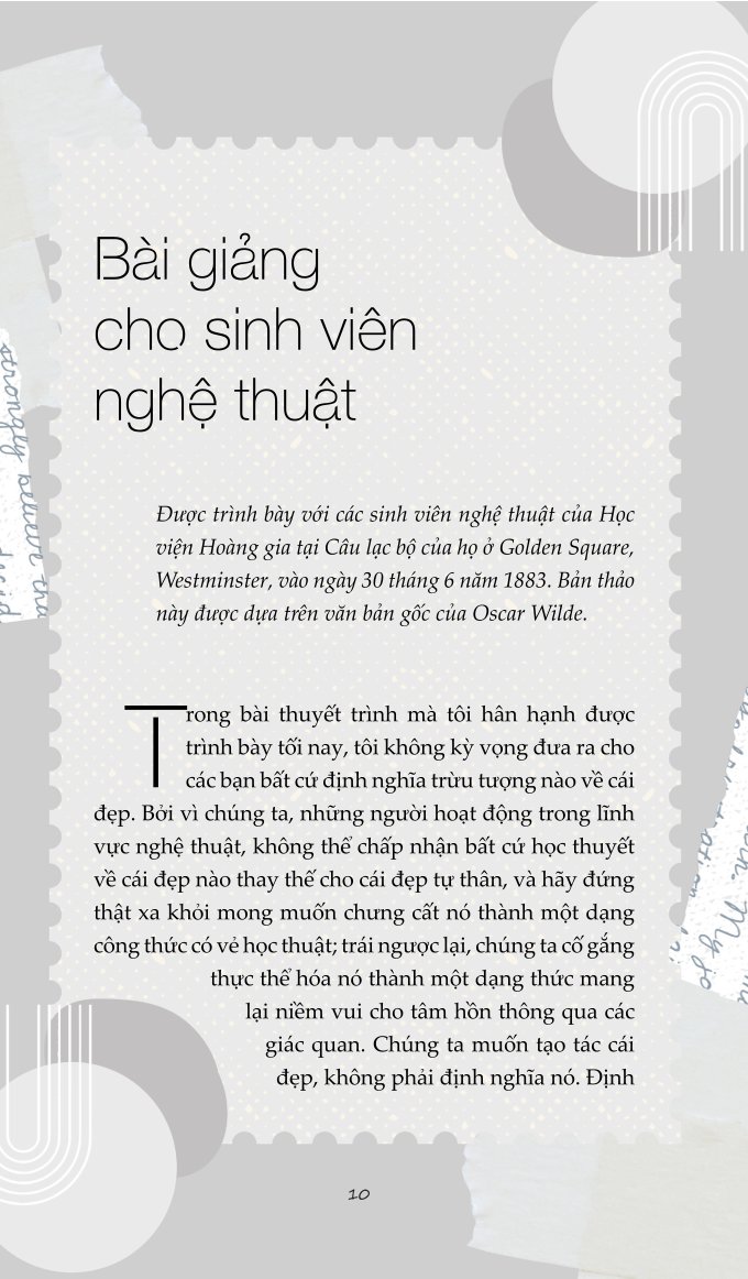 Combo 2 Quyển Nghệ Thuật Và Thợ Thủ Công + Thi Ca Luận - Oscar Wilde, Aristotle