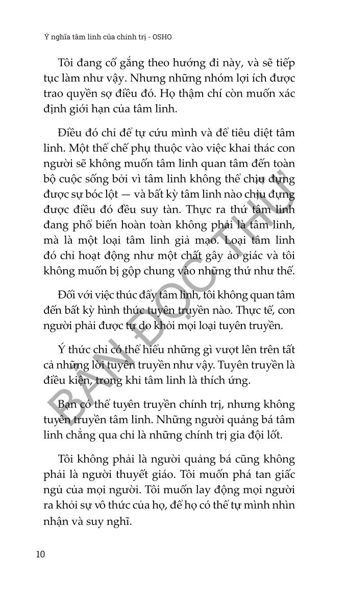 Combo 2 Quyển (Ý Nghĩa Tâm Linh Của Chính Trị + Kiến Giải Về Giáo Dục) - Osho, J.Krishnamurti