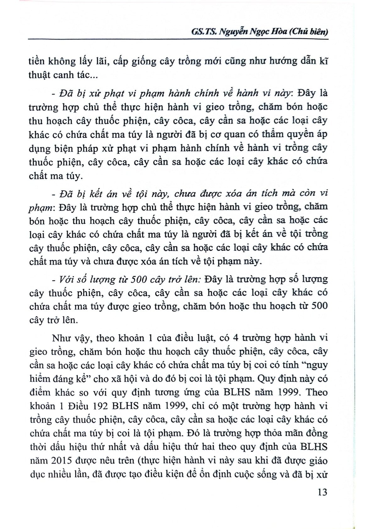 Bình Luận Khoa Học Bộ Luật Hình Sự Năm 2015  Được Sửa Đổi, Bổ Sung Năm 2017 (Phần Các Tội Phạm )- Quyển 2 (NXBTP) - GS.TS Nguyễn Ngọc Hòa