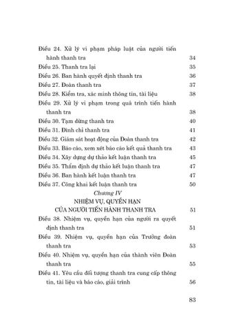  Luật Thanh Tra Năm 2025 - Quốc hội - NXB CTQG 