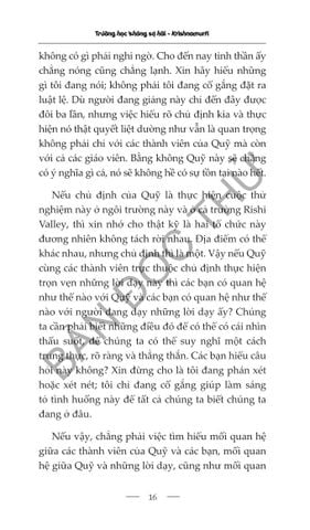  Combo 3 Quyển Bàn Về Giáo Dục Của Krishnamurti ( Toàn Thể Biến Dịch Của Cuộc Sống Là Học Tập + Kiến Giải Về Giáo Dục + Trường Học Không Sợ Hãi ) 