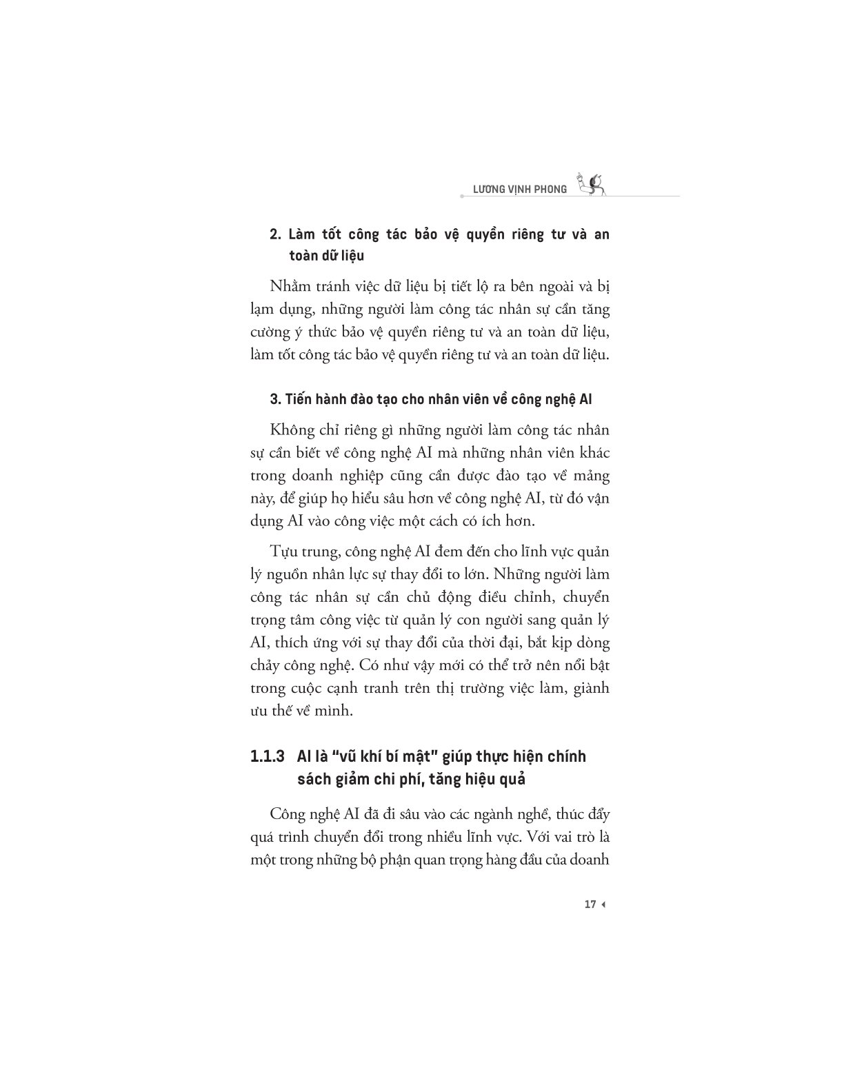 AI Trong Quản Lý Nhân Sự - Lương Vịnh Phong