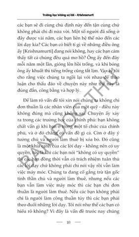  Combo 3 Quyển Bàn Về Giáo Dục Của Krishnamurti ( Toàn Thể Biến Dịch Của Cuộc Sống Là Học Tập + Kiến Giải Về Giáo Dục + Trường Học Không Sợ Hãi ) 