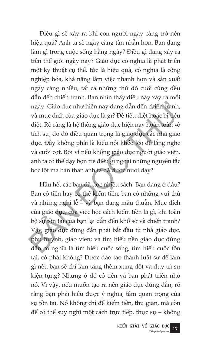 Combo 2 Quyển (Ý Nghĩa Tâm Linh Của Chính Trị + Kiến Giải Về Giáo Dục) - Osho, J.Krishnamurti