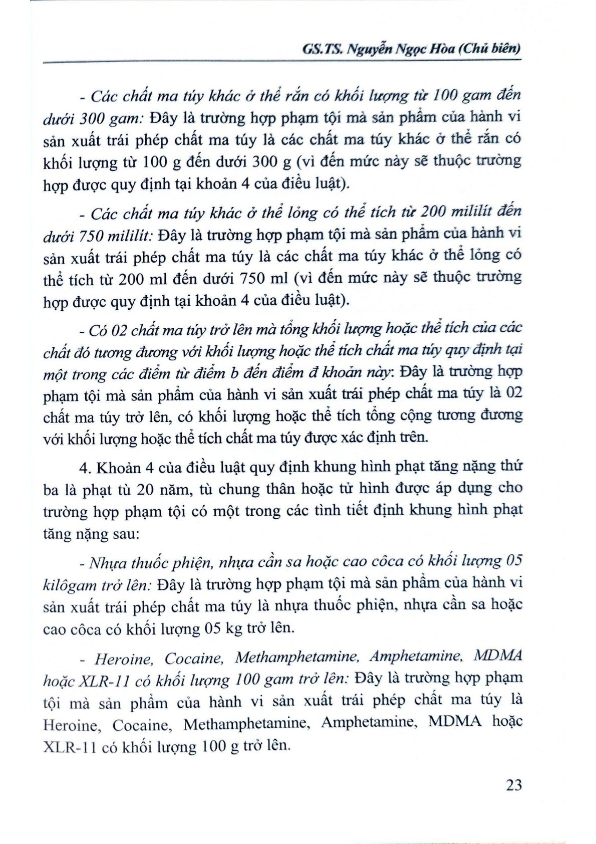 Bình Luận Khoa Học Bộ Luật Hình Sự Năm 2015  Được Sửa Đổi, Bổ Sung Năm 2017 (Phần Các Tội Phạm )- Quyển 2 (NXBTP) - GS.TS Nguyễn Ngọc Hòa