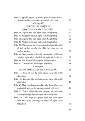  Luật Ngân Sách Nhà Nước Năm 2025 - Quốc hội - NXB CTQG 