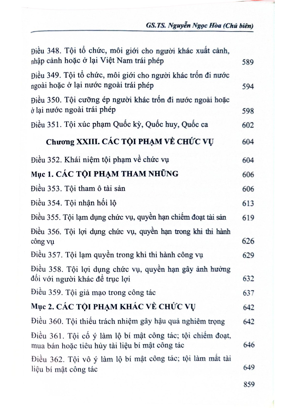 Bình Luận Khoa Học Bộ Luật Hình Sự Năm 2015  Được Sửa Đổi, Bổ Sung Năm 2017 (Phần Các Tội Phạm )- Quyển 2 (NXBTP) - GS.TS Nguyễn Ngọc Hòa