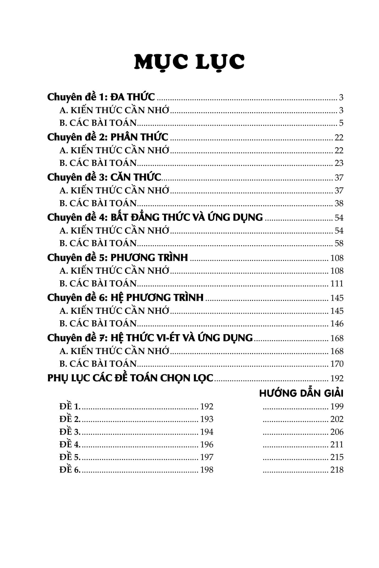 Chuyên Đề Bồi Dưỡng Học Sinh Khá, Giỏi Toán Thcs Phần Đại Số - Nguyễn Đức Tấn