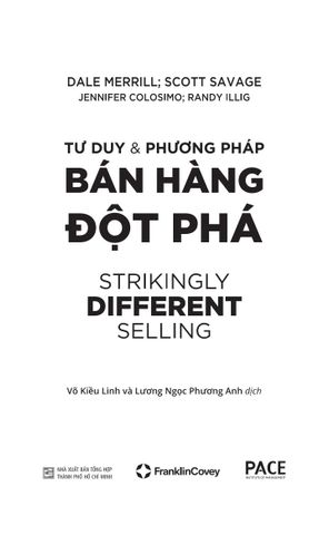  Tư Duy và Phương Pháp Bán Hàng Đột Phá - Strikingly Different Selling - Nhiều Tác Giả 