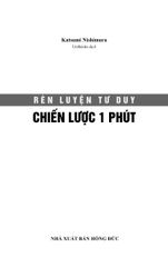 Rèn Luyện Tư Duy Chiến Lược 1 Phút - Katsumi Nishimura