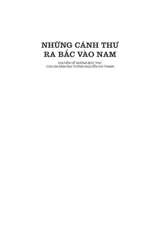  Những Cánh Thư Ra Bắc Vào Nam - 
PGS.TS. Bùi Chí Trung 