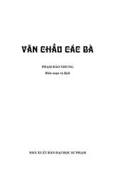 Văn Chầu Các Bà (Bìa Mềm) -  Phạm Bảo Nhung