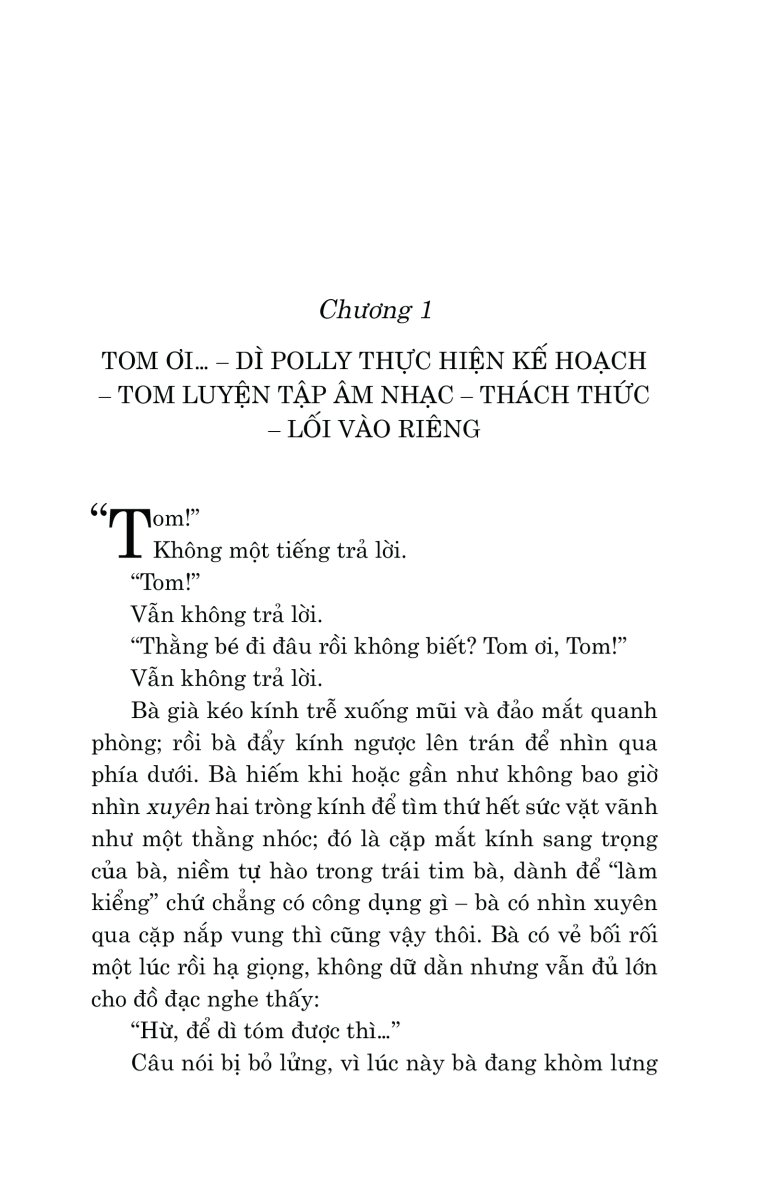 Văn Học Cổ Điển - Những Cuộc Phiêu Lưu Của Tom Sawyer - Mark Twain