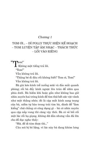  Văn Học Cổ Điển - Những Cuộc Phiêu Lưu Của Tom Sawyer - Mark Twain 