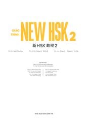 Combo 2 Cuốn ( Sổ Tay Học Và Luyện Tập New HSK 2  ( bộ HSK 3.0 ) + Giáo Trình New HSK 2  ( bộ HSK 3.0 ) - CLEC, CTI & FLTRP ( Dự Kiến Ngày 23/7 Có Sách)