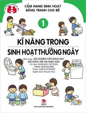 Combo 4 Cuốn Cẩm Nang Sinh Hoạt Bằng Tranh Cho Bé ( Kĩ Năng Trong Sinh Hoạt Thường Ngày + Kĩ Năng Khi Ăn Uống + Kĩ Năng Đi Ra Ngoài + Kĩ Năng Giao Tiếp )