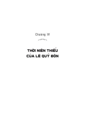  Thời Niên Thiếu Của Danh Nhân Nước Việt - Thời Niên Thiếu Của Lê Quý Đôn - Vũ Thị Thanh 