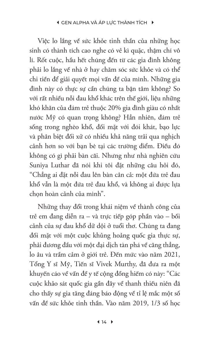 Gen Alpha Và Áp Lực Thành Tích - Jennifer Breheny Wallace