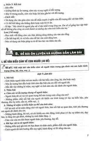  Chuyên Đề Văn Biểu Cảm Lớp 7 (Dùng Chung Cho Bộ SGK Hiện Hành) - Kiều Bắc, Nguyễn Quốc Khánh, Nguyễn Thị Hoa 