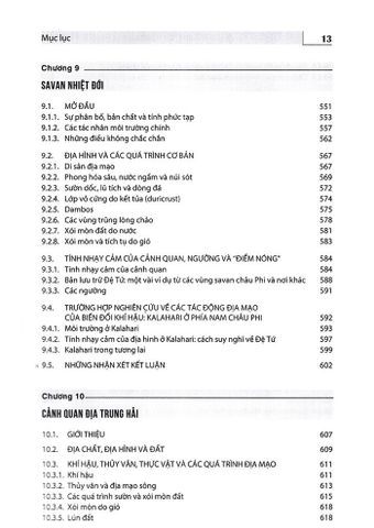  Địa Mạo Và Thay Đổi Môi Trường Toàn Cầu - Nhiều Tác Giả 