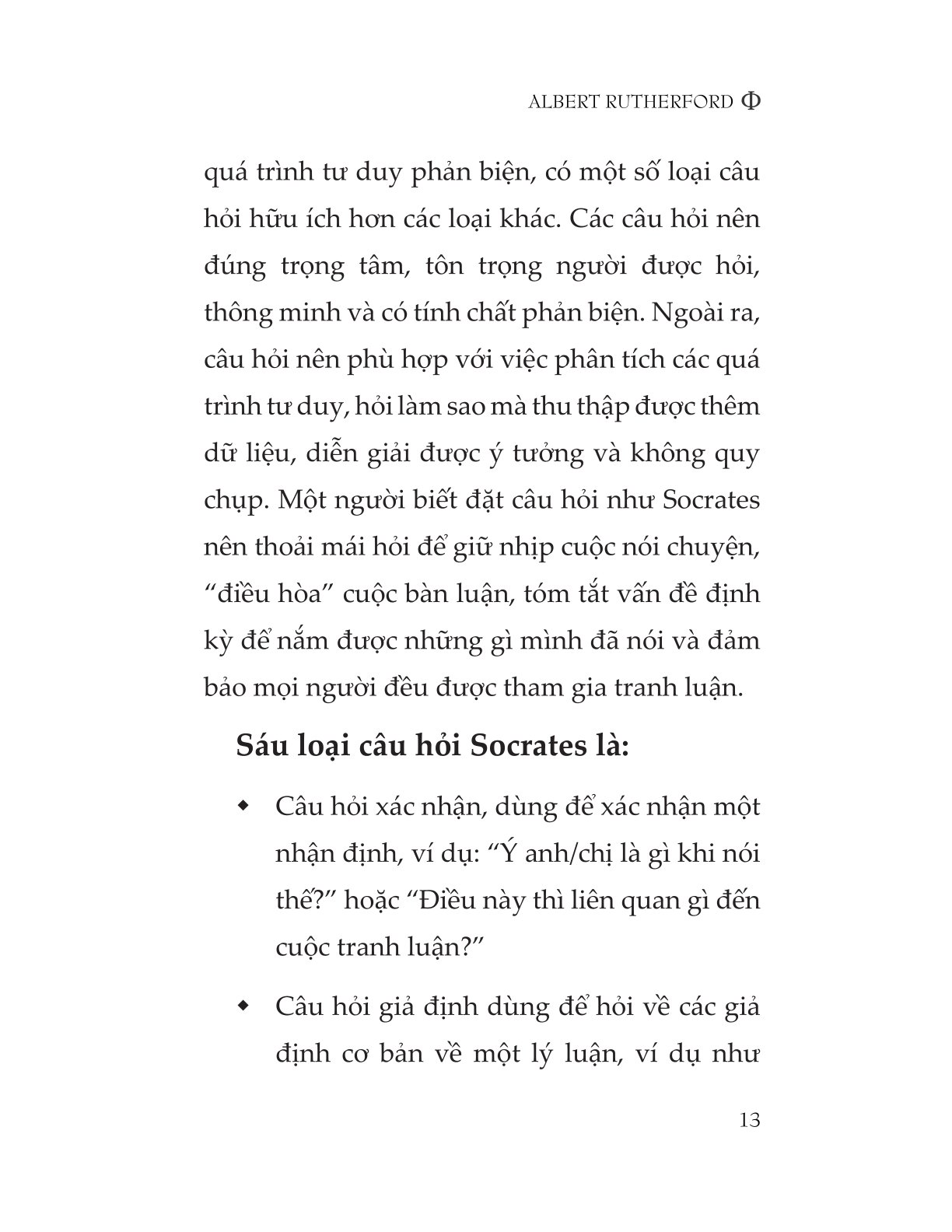 Tư Duy Phản Biện Như Một Triết Gia - Albert Rutherford