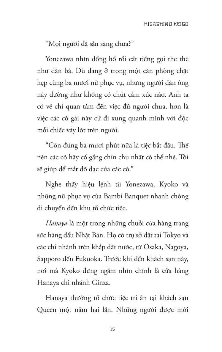 Rượu Độc - Higashino Keigo