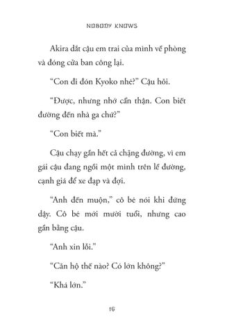  Nobody Knows - Những Đứa Trẻ Bị Bỏ Quên - Shelley Tanaka 