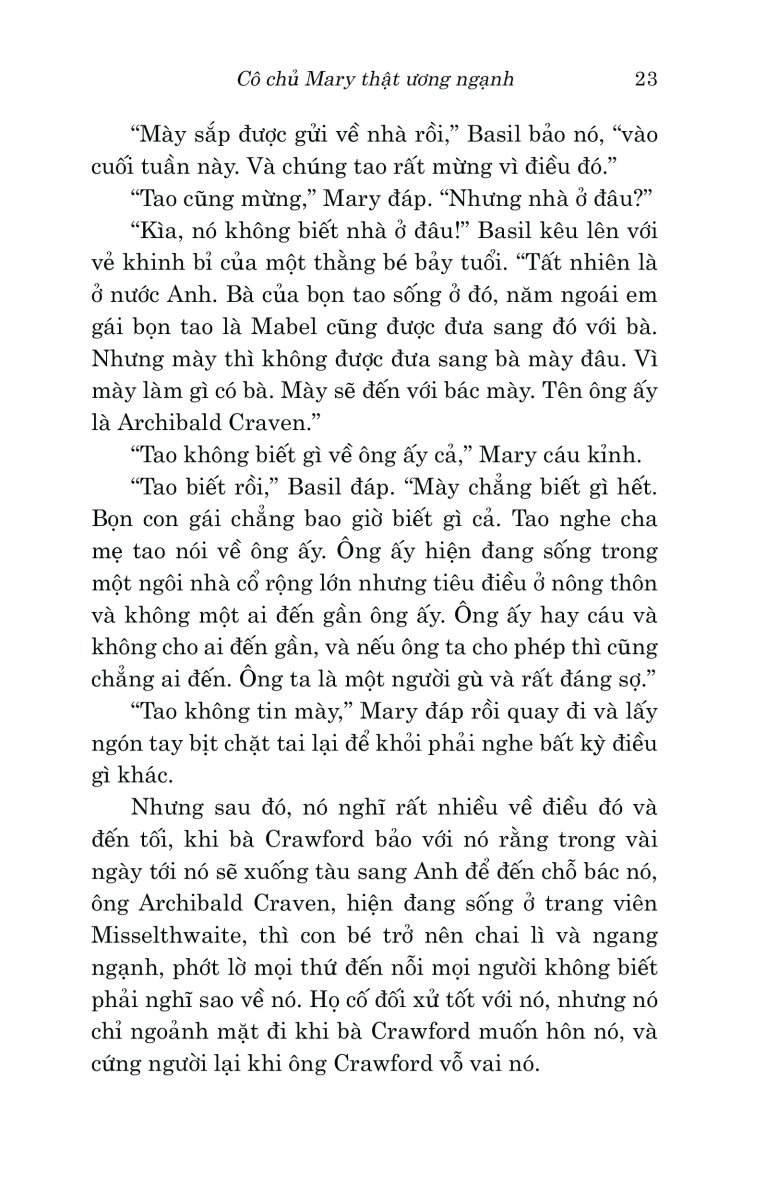 Văn Học Cổ Điển - Khu Vườn Bí Mật - Frances Hodgson Burnett