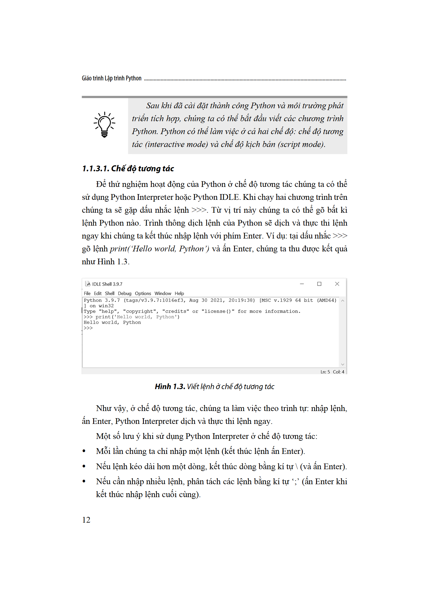 Giáo Trình Lập Trình Python - Trần Đăng Hưng (Chủ biên)