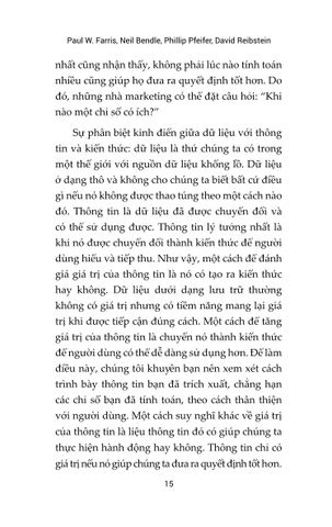  Marketing Metrics – Chỉ Số Đo Lường Trong Marketing - Paul W. Farris, Neil 