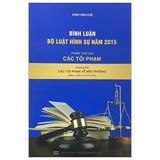  Bộ 10 Quyển Bình luận Bộ Luật Hình Sự Năm 2015 - Đinh Văn Quế 
