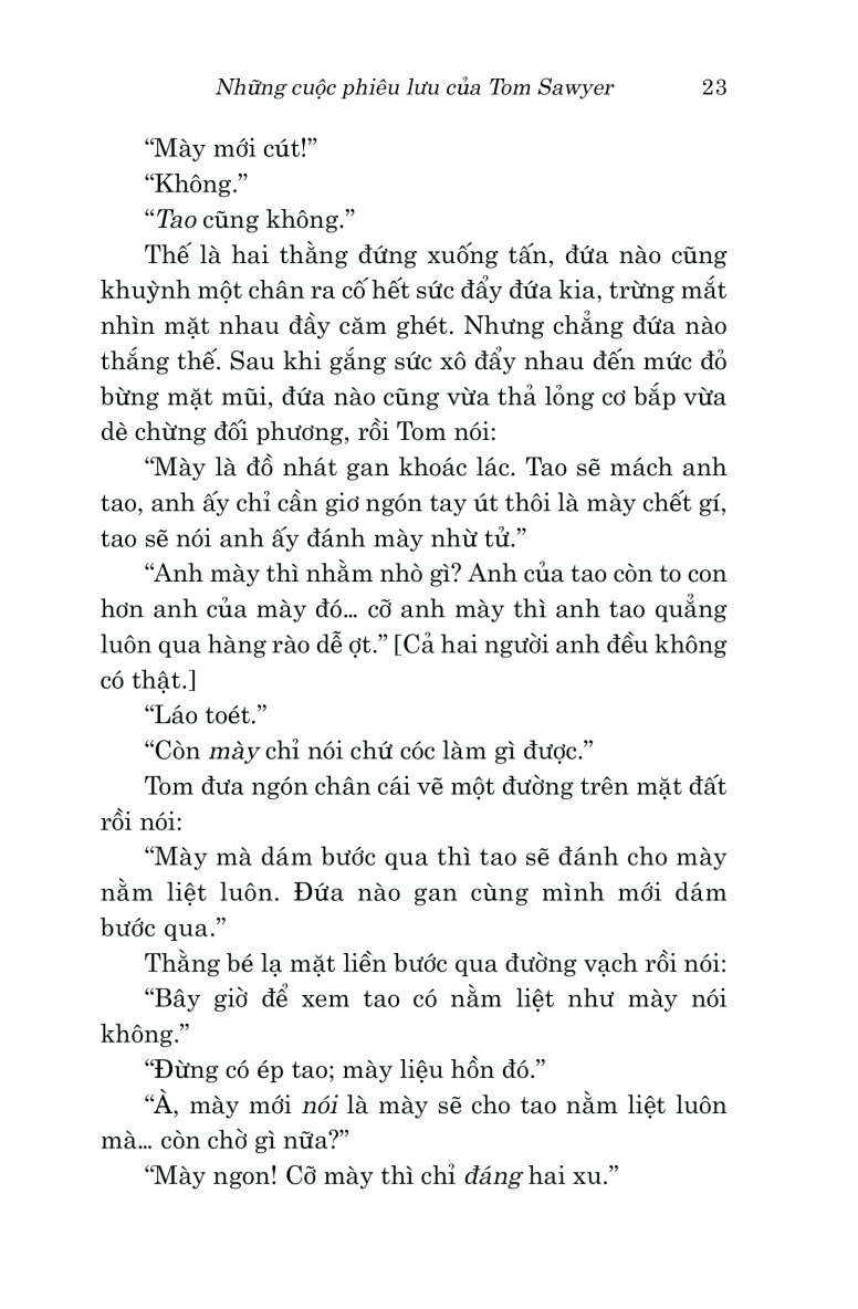 Văn Học Cổ Điển - Những Cuộc Phiêu Lưu Của Tom Sawyer - Mark Twain