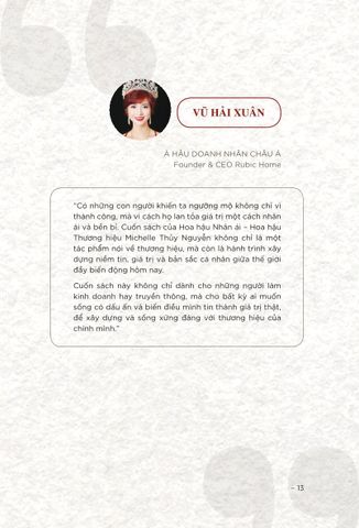  Hoa Hậu Ngách - Biến Thương Hiệu Thành Tiền - Michelle G. 