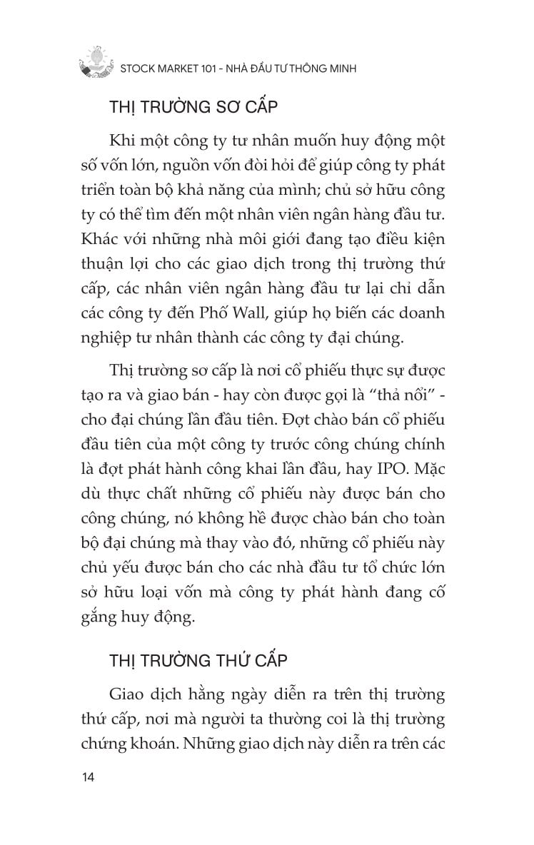Nhà Đầu Tư Thông Minh - Stock Market 101 - Michele Cagan
