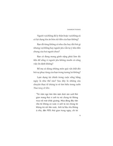  Thoát Bẫy Thao Túng Tiền Bạc - Shannon Thomas, LCSW 