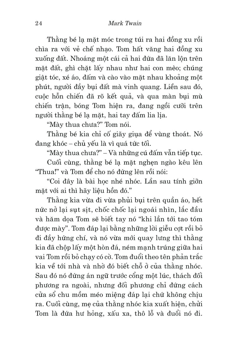 Văn Học Cổ Điển - Những Cuộc Phiêu Lưu Của Tom Sawyer - Mark Twain