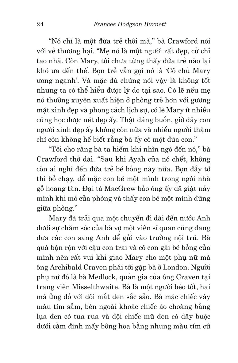 Văn Học Cổ Điển - Khu Vườn Bí Mật - Frances Hodgson Burnett