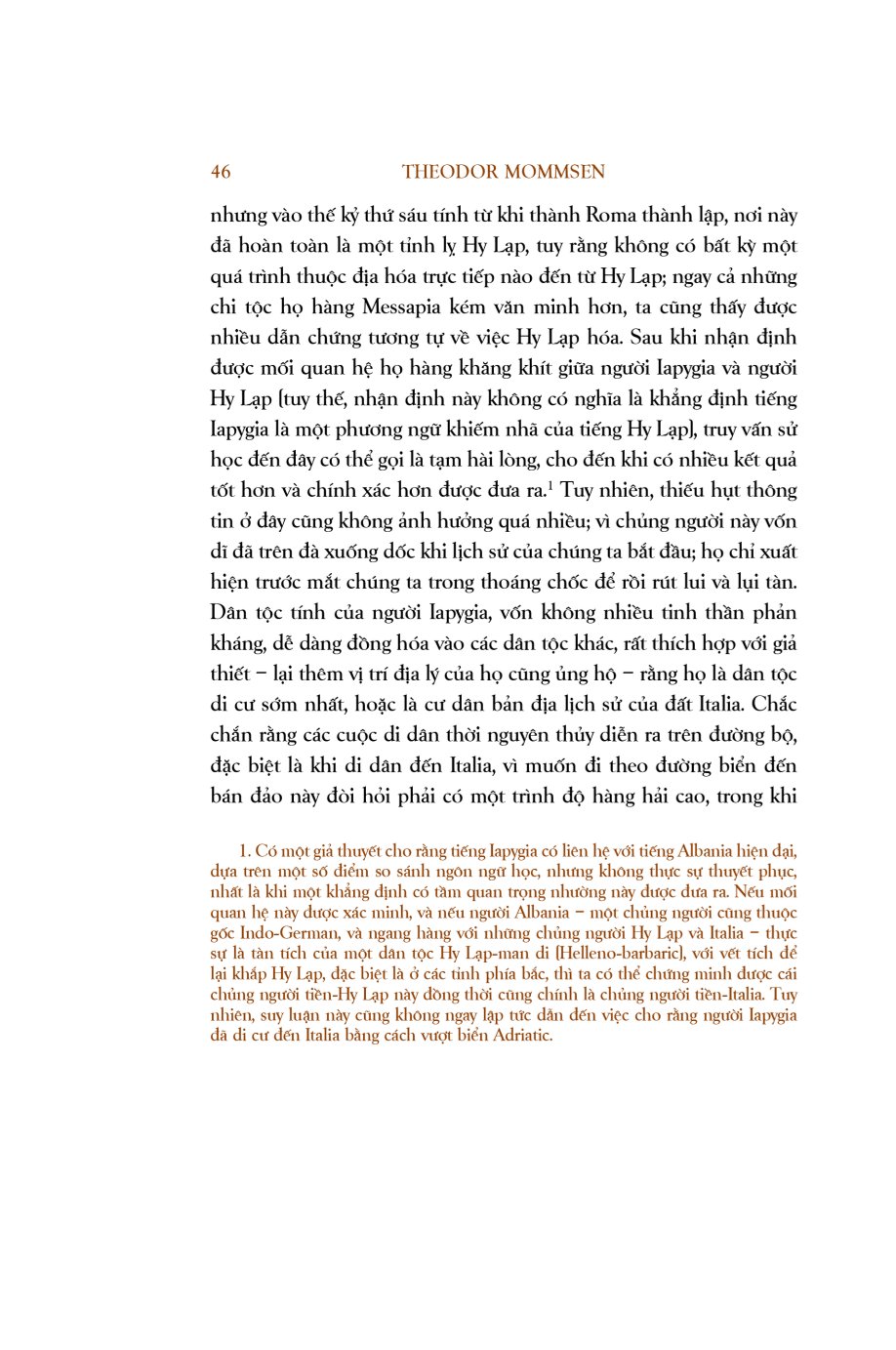 Trăm Năm Nobel - Lịch Sử La Mã - Tập I - Ấn Bản Giới Hạn - Theodor Mommsen