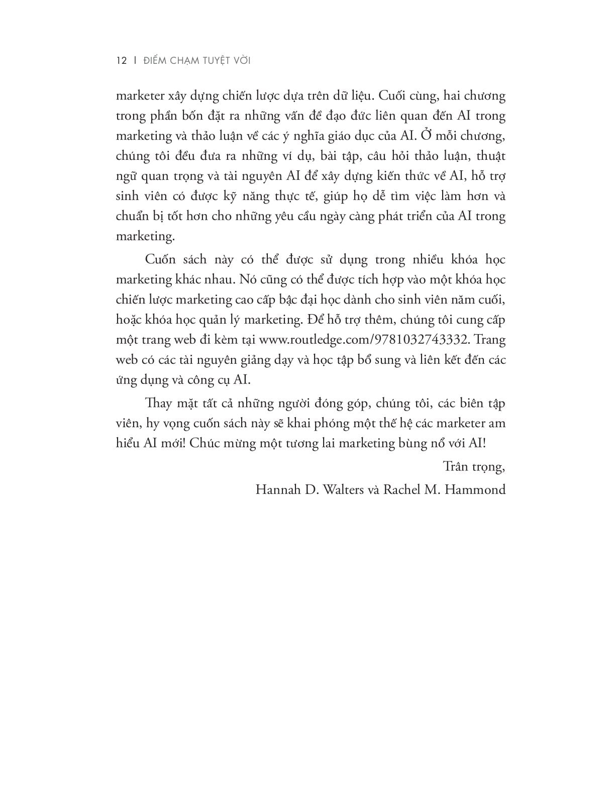 Điểm Chạm Tuyệt Vời - Kết Nối Ai Để Dẫn Đầu Xu Thế - Hannah D.Walters
Rachel M.Hammond