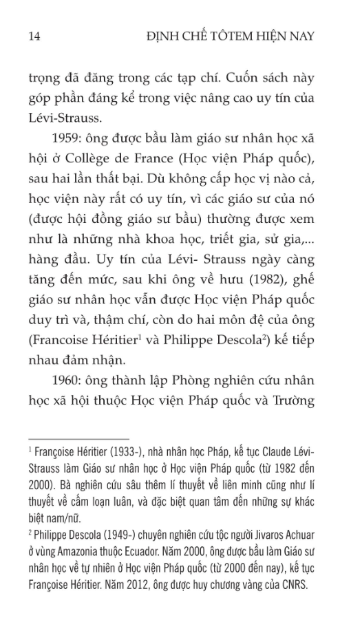 Định Chế Tôtem Hiện Nay - Claude Lévi-Strauss