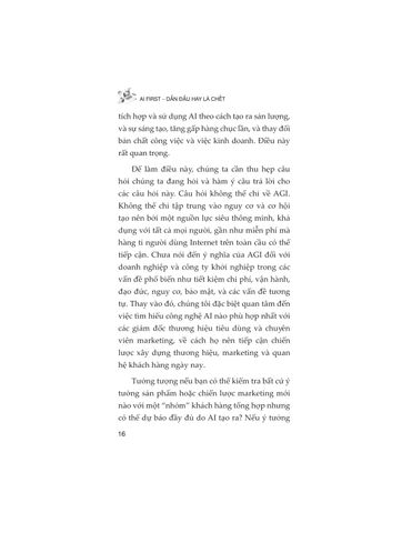  AI First - Dẫn Đầu Hay Là Chết - Adam Brotman, Andy Sack 