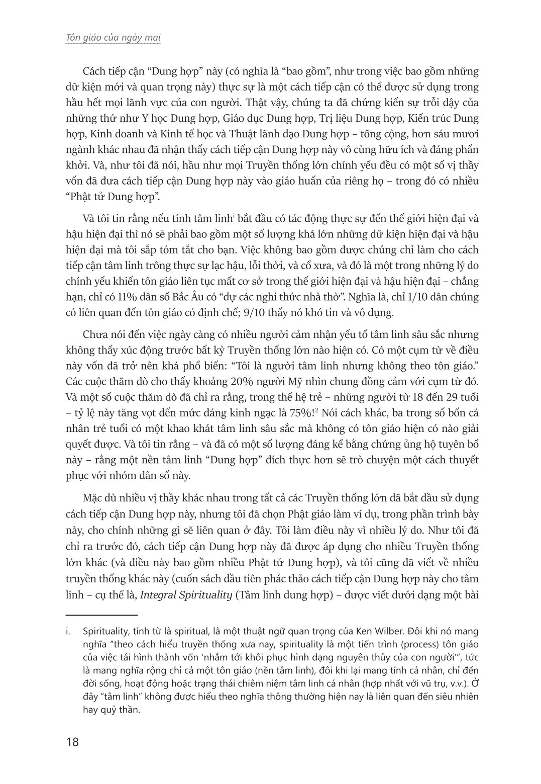 Tôn Giáo Của Ngày Mai - Ken Wilber