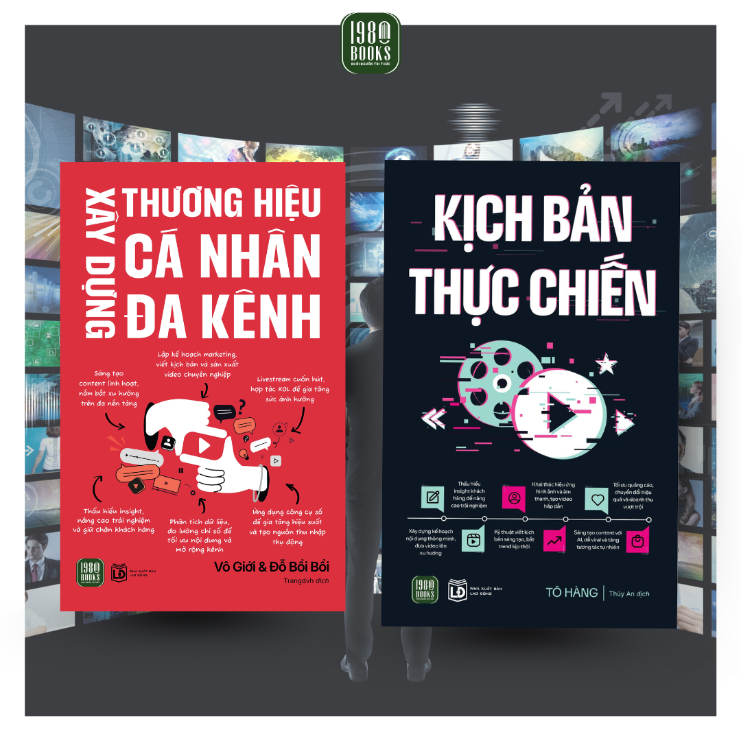 Combo 2 Cuốn Kịch Bản Thực Chiến + Xây Dựng Thương Hiệu Cá Nhân Đa Kênh