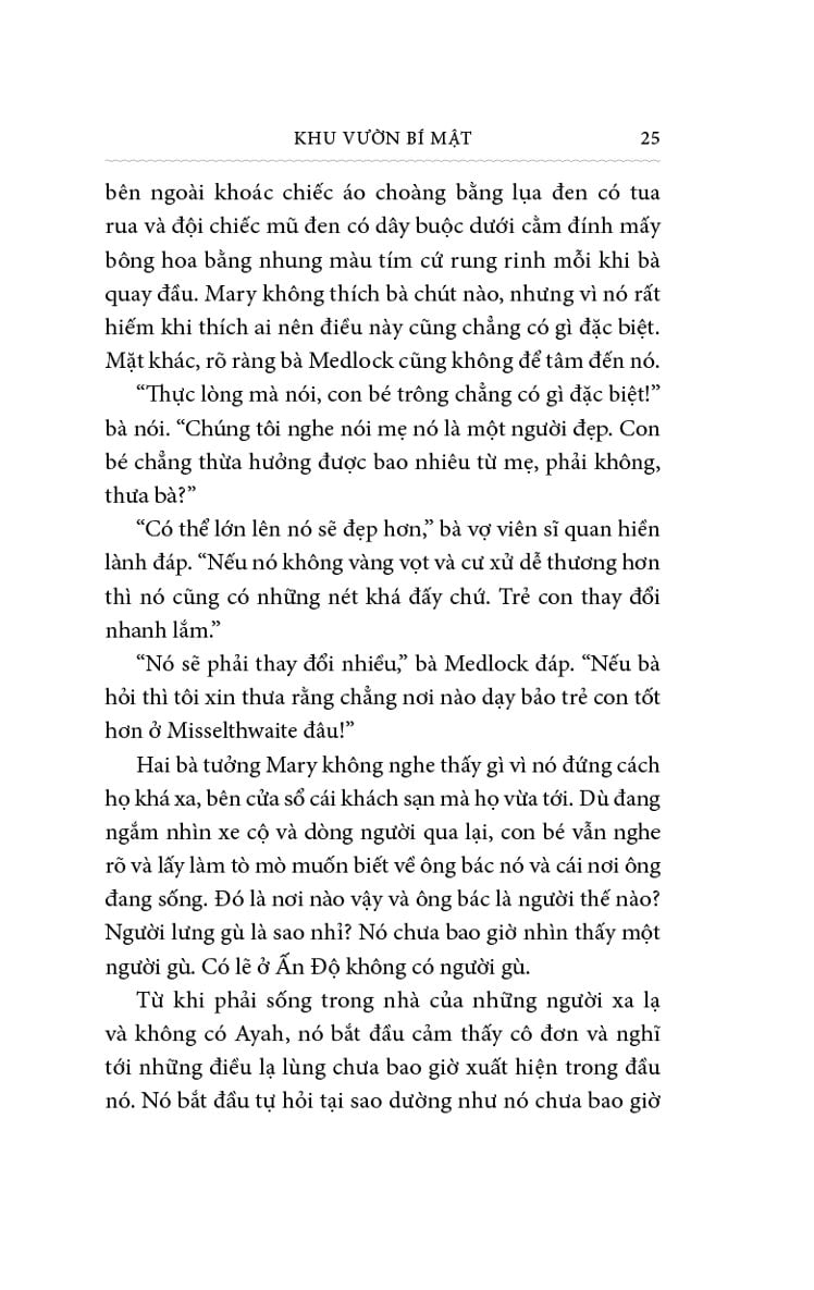 Khu Vườn Bí Mật (Bìa Vải) - Frances Hodgson Burnett