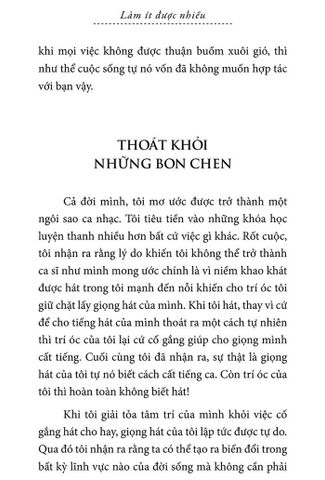  Làm Ít Được Nhiều - Do Less Achieve More (Tái Bản 2022) - Chin Ning Chu 