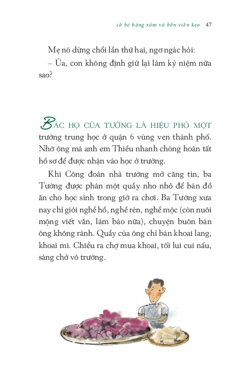 Cô Bé Hàng Xóm Và Bốn Viên Kẹo (Bìa Cứng) - Nguyễn Nhật Ánh ( Tặng Kèm Random 1 Trong 4 Mẫu Bookmark + Sticker + Sổ Vẽ )
