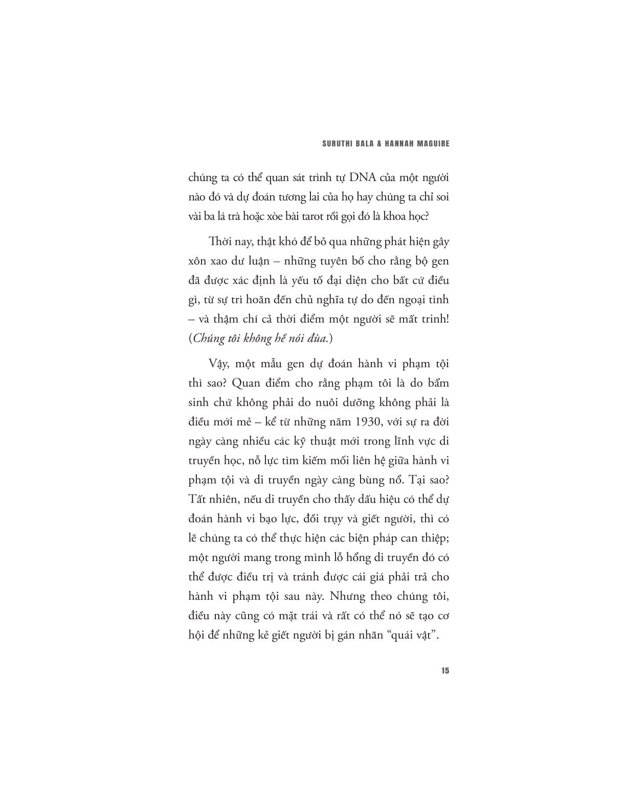 Giải Mã Tâm Trí Ác Nhân - Suruthi Bala, Hannah Maguire