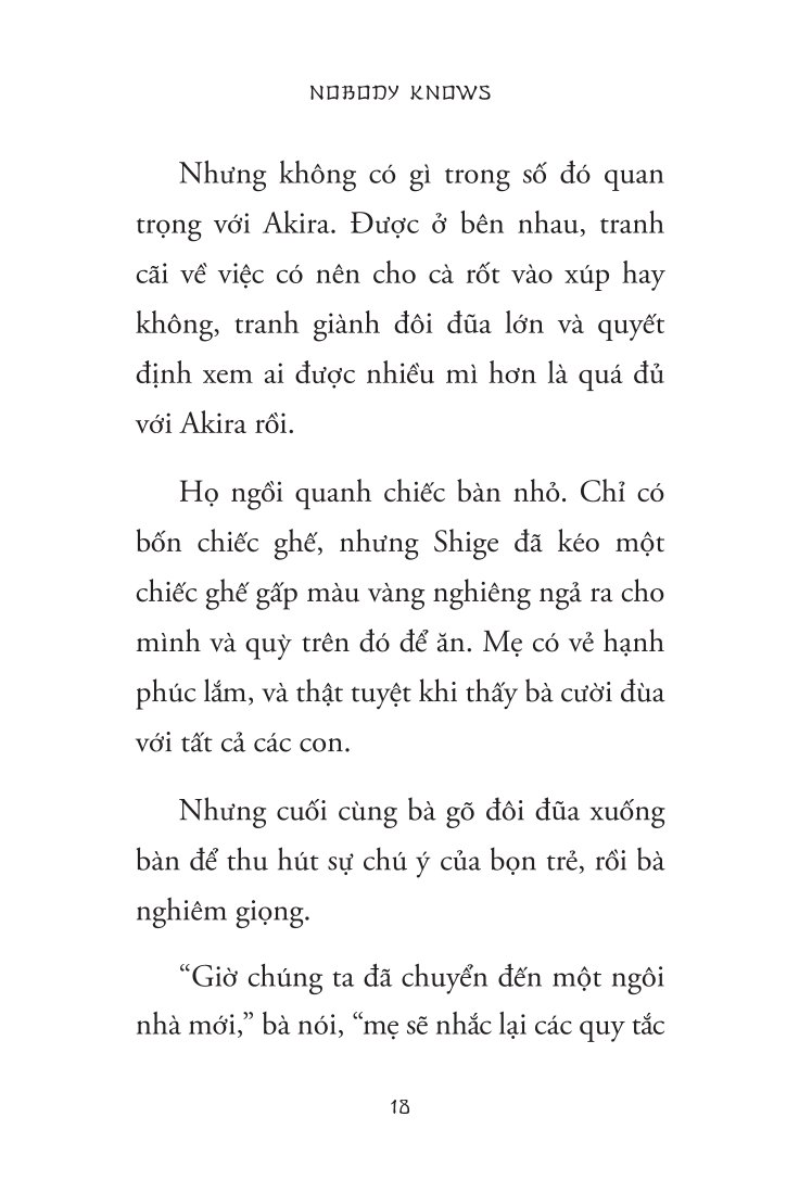 Nobody Knows - Những Đứa Trẻ Bị Bỏ Quên - Shelley Tanaka