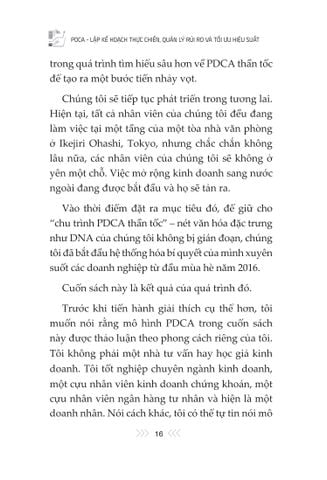  PDCA – Lập Kế Hoạch Thực Chiến, Quản Lý Rủi Ro Và Tối Ưu Hiệu Suất - Tomita Kazumasa 